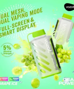 Vozol Gear Power 20K Vape Grape Ice Online Kaufen