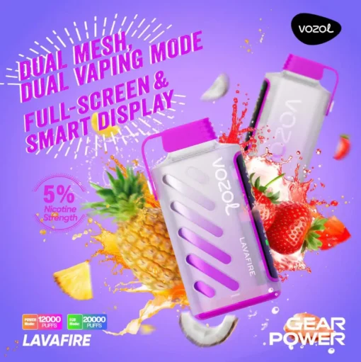 Vozol Gear Power 20000 Vape Lavafire Online Kaufen