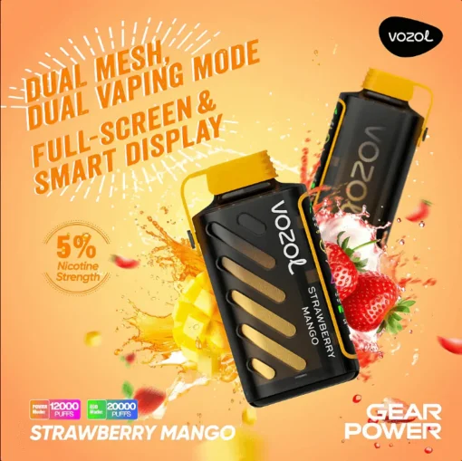 Vozol Gear Power 20K Vape Strawberry Mango Online Kaufen
