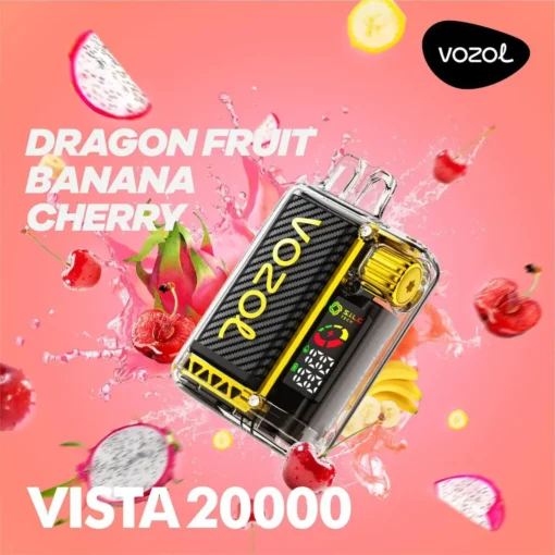 Vozol Vista 20K Vape Dragon Fruit Banana Cherry | 20000 Zuge Einweg Vape