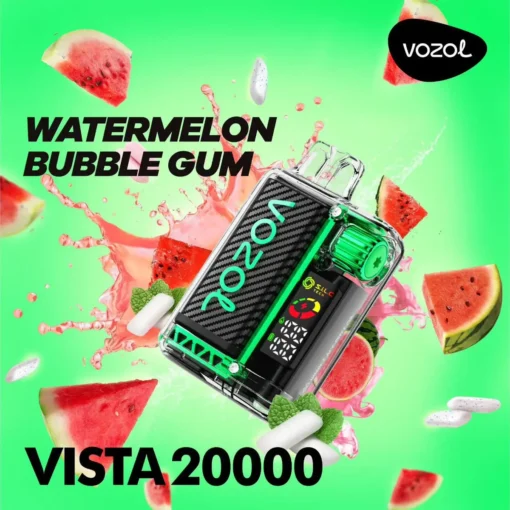 Entdecken Sie den Vozol Vista 20K Vape Watermelon Bubblegum